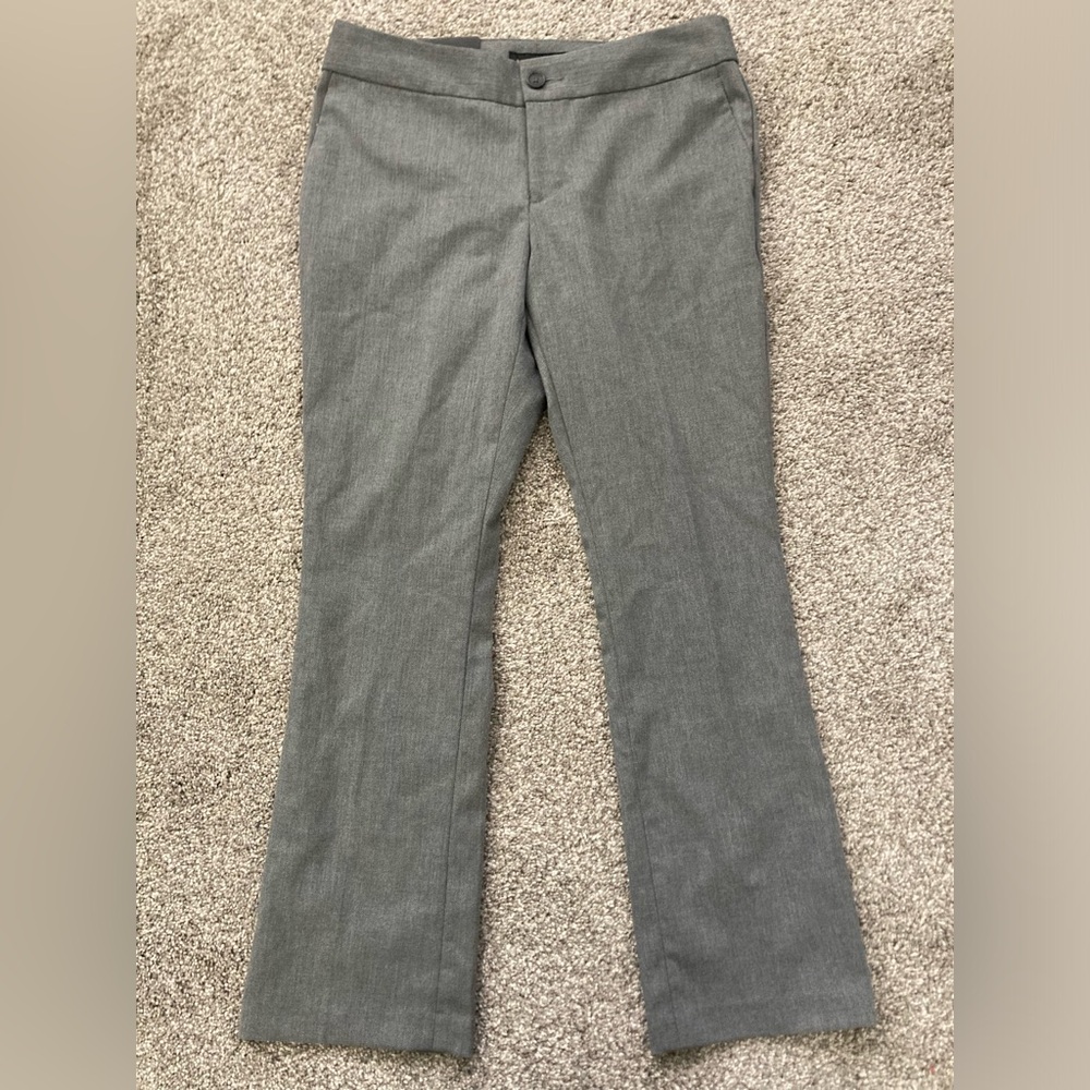 New Women’s Banana Republic Factory Flare Crop Pants Trousers Gray Size 2